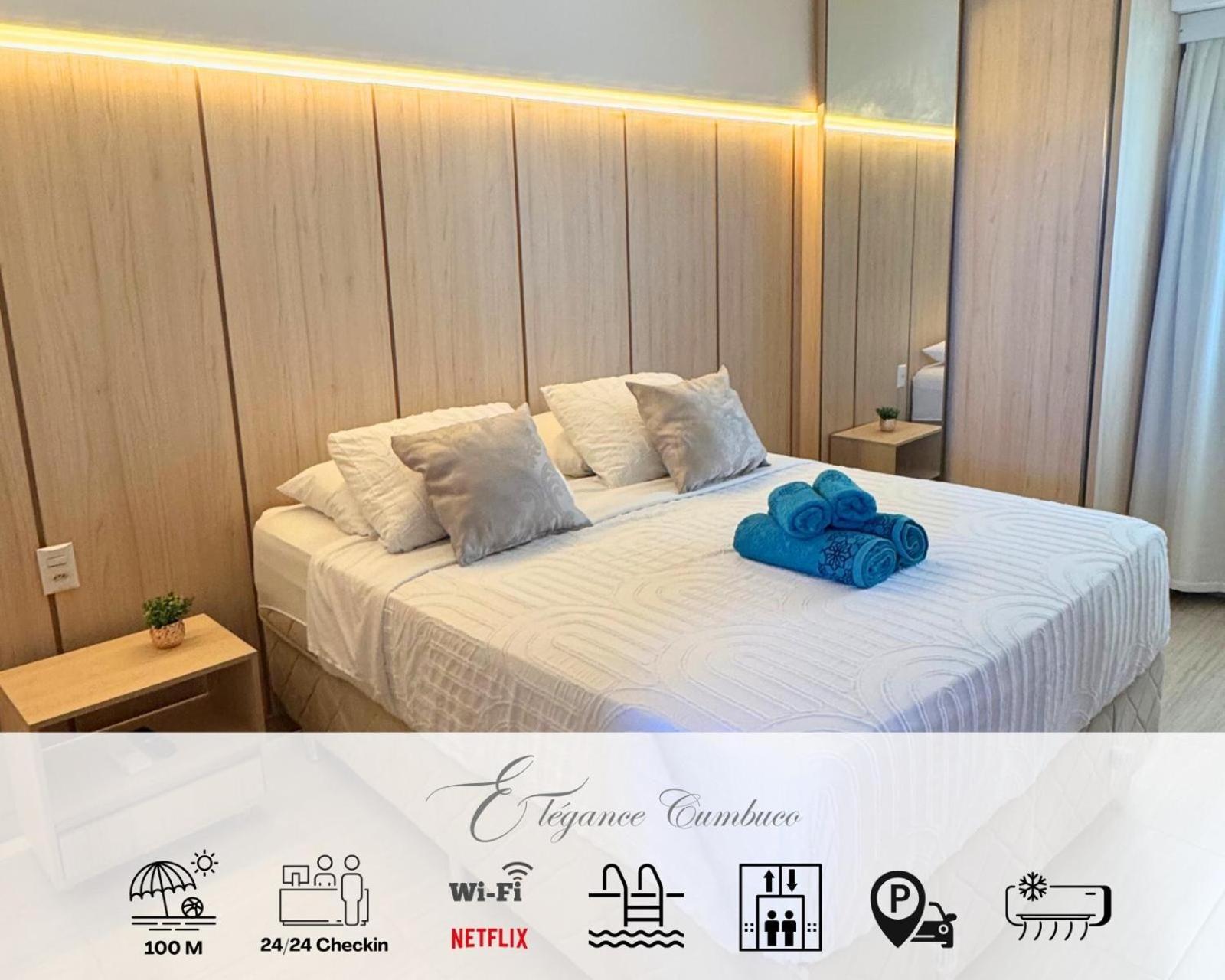 Apartamento Beach Place Cumbuco 100M Da Praia Caucaia Eksteriør bilde